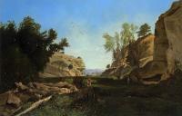 Guigou, Paul-Camille - Chinchin Valley at Ile-sur-Sorgue, Vaucluse